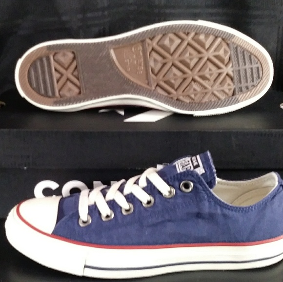 NIB! Converse Ox Midnight Navy/Garnet/Egret - Picture 5 of 5